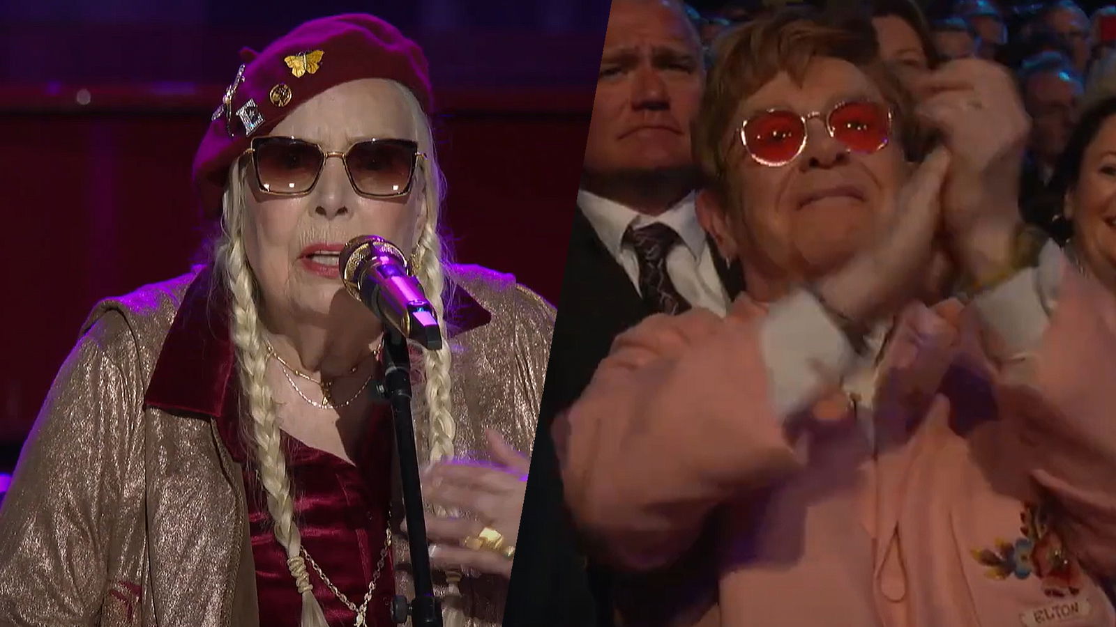 Joni Mitchell & Elton John beim „Library of Congress Gershwin Prize“ (2024)