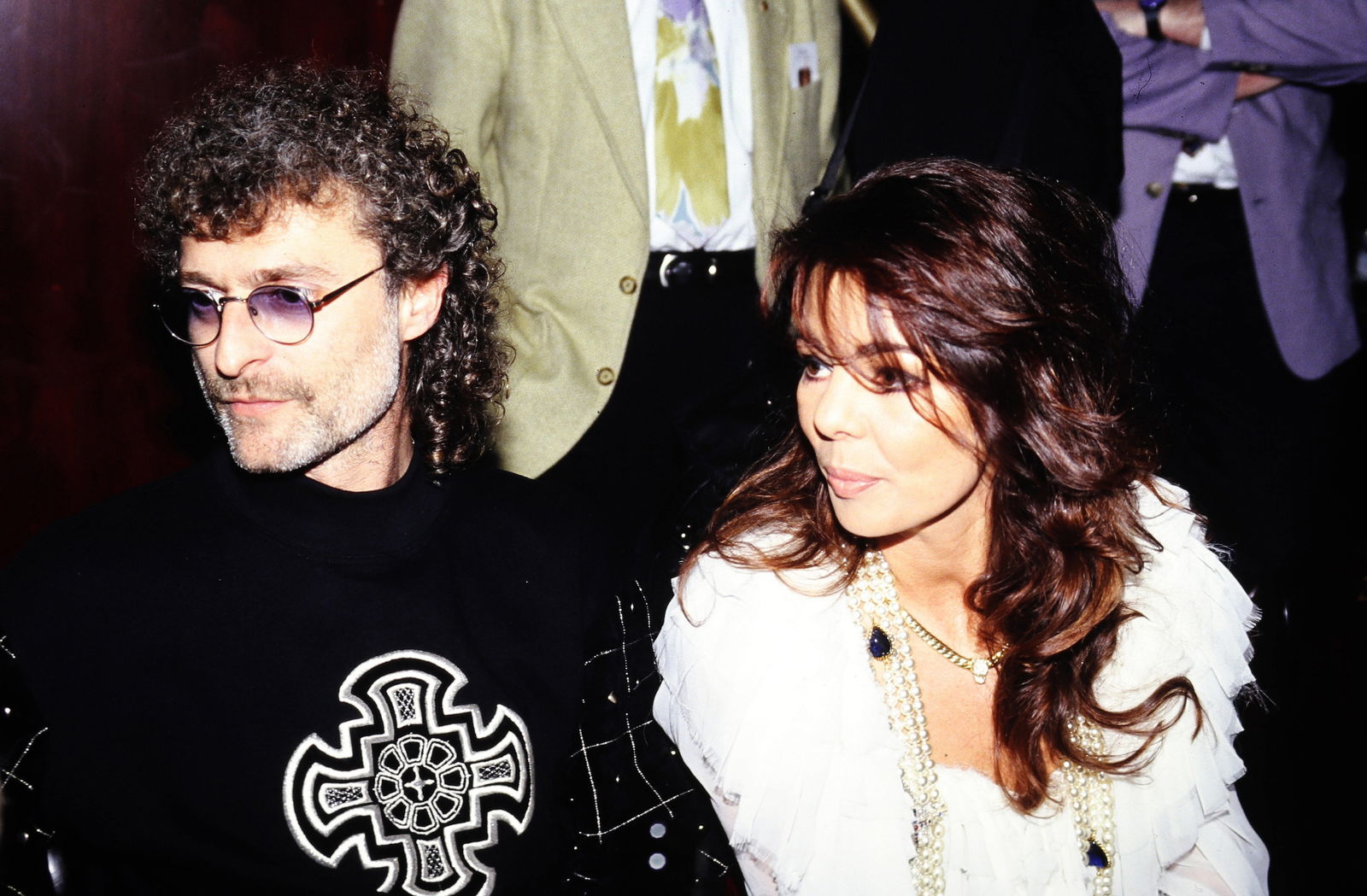 Michael Cretu mit Popsängerin und Ehefrau Sandra (1988)