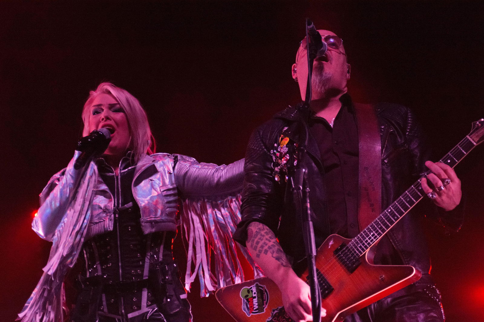 Kim Wilde mit ihrem Bruder Ricky Wilde (2018)