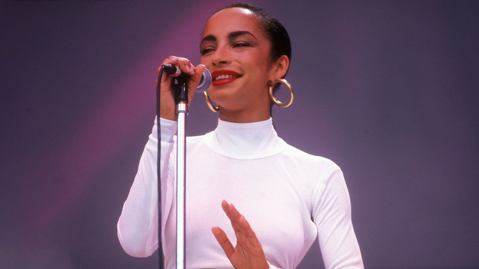 Sade 1985 bei Live Aid