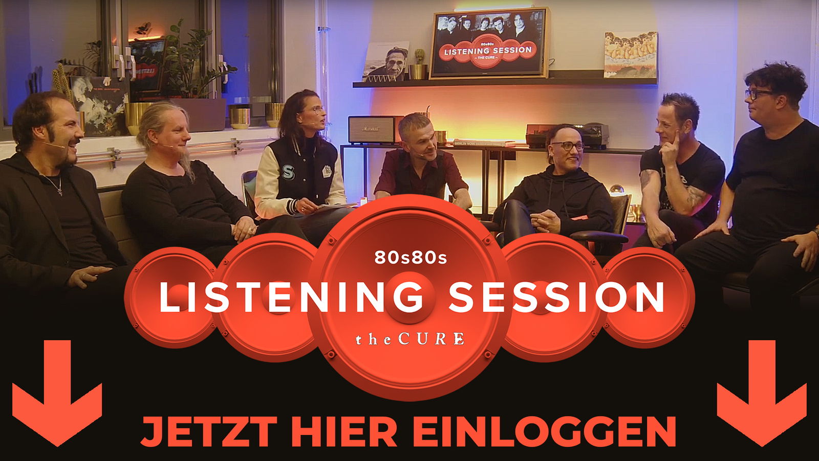 Jetzt hier einloggen für die 80s80s The Cure Listening Session