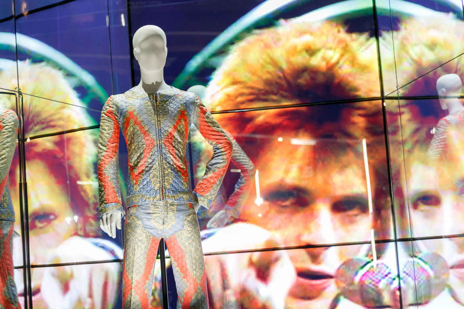 David Bowie Ausstellung im January 2017 in Tokyo, Japan