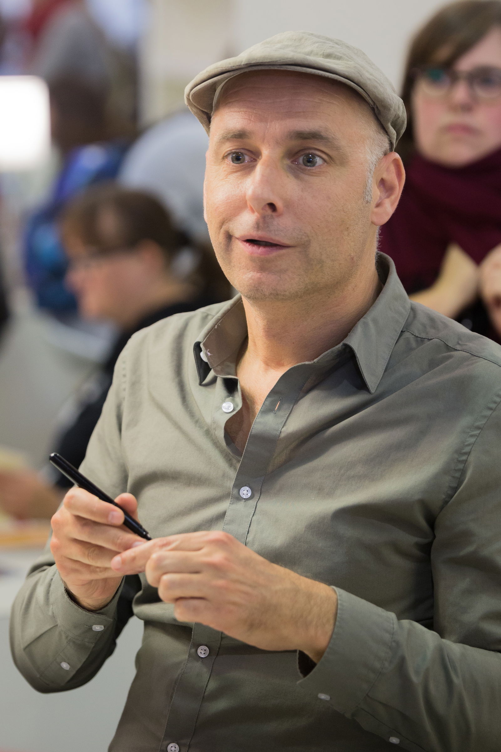 Reinhard Kleist auf der Frankfurter Buchmesse 2017