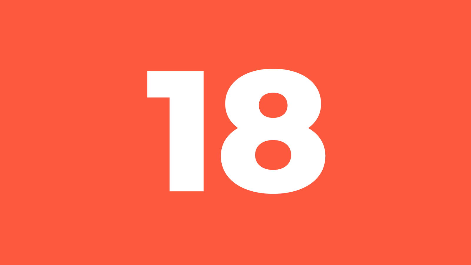 Zahl 18