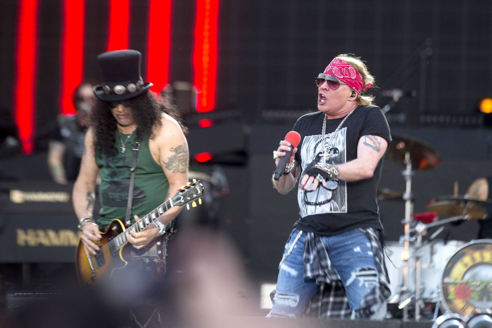 Slash und Axl Rose von Guns n Roses (2018)