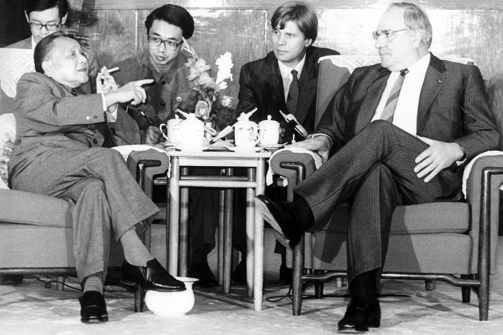 Bundeskanzler Helmut Kohl und Deng Xiaoping in Peking (1984)