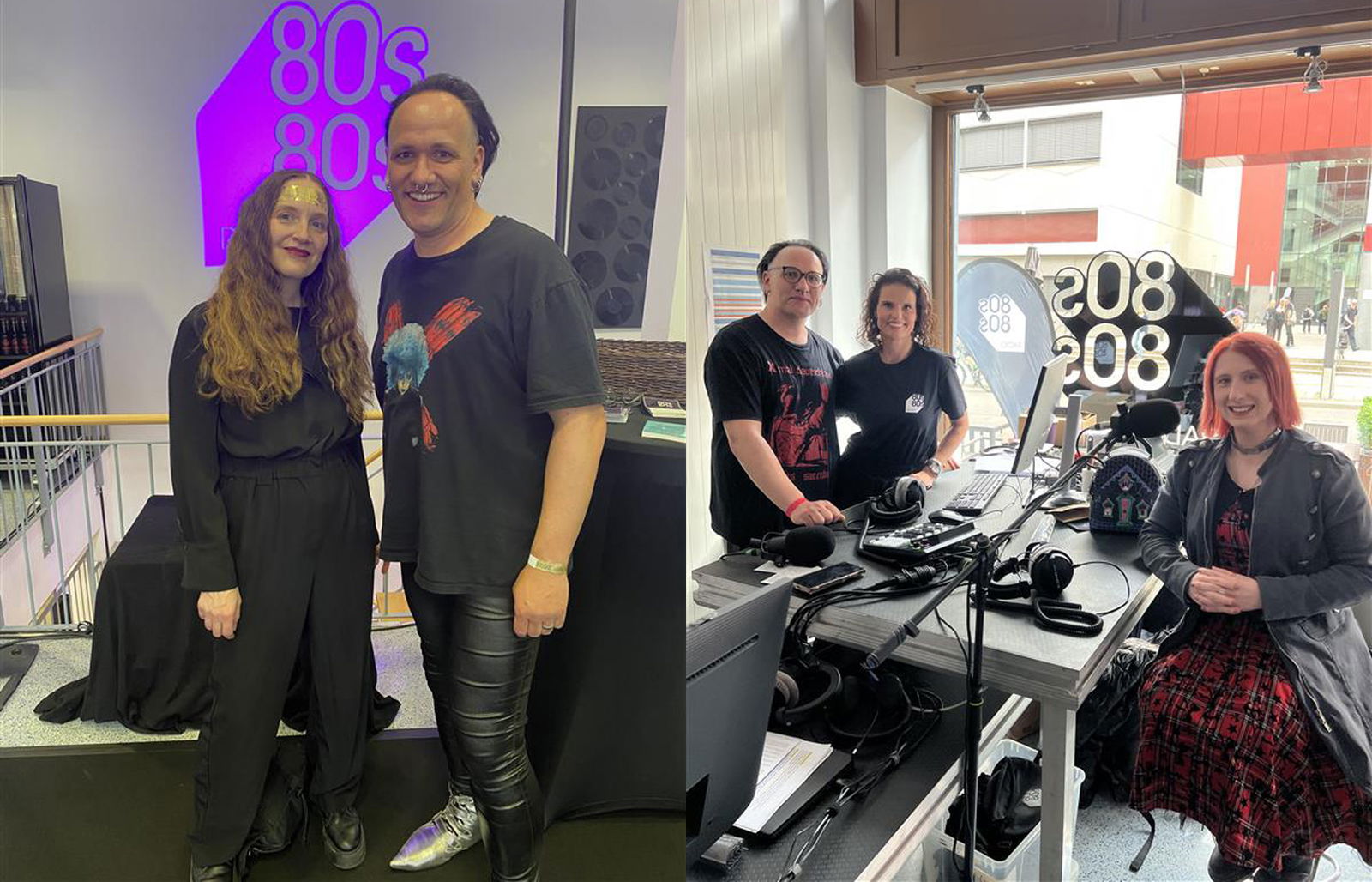 Luci Van Org & Lydia Benecke im 80s80s Studio auf dem WGT