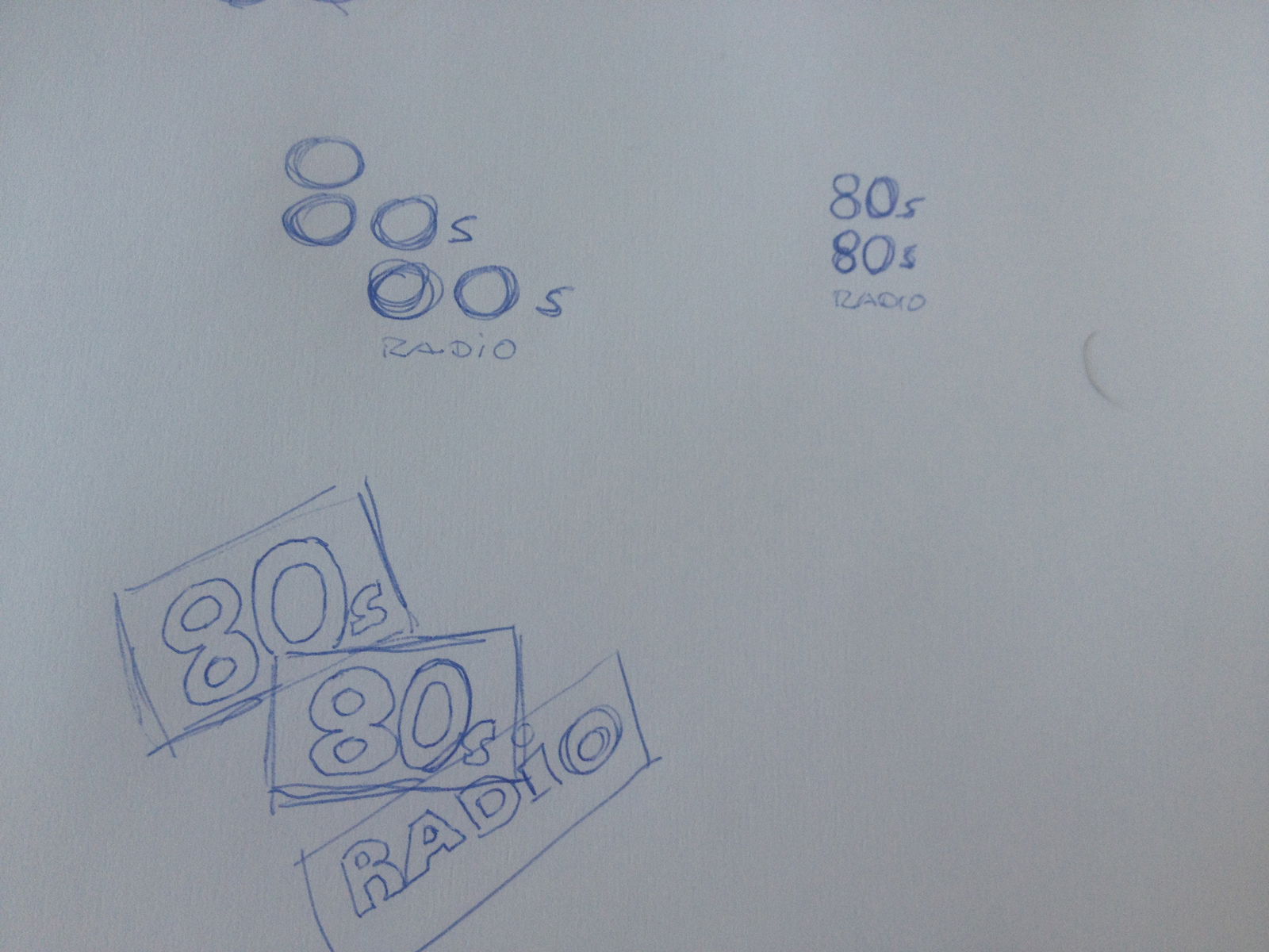 Erste Skizzen 80s80s Logo