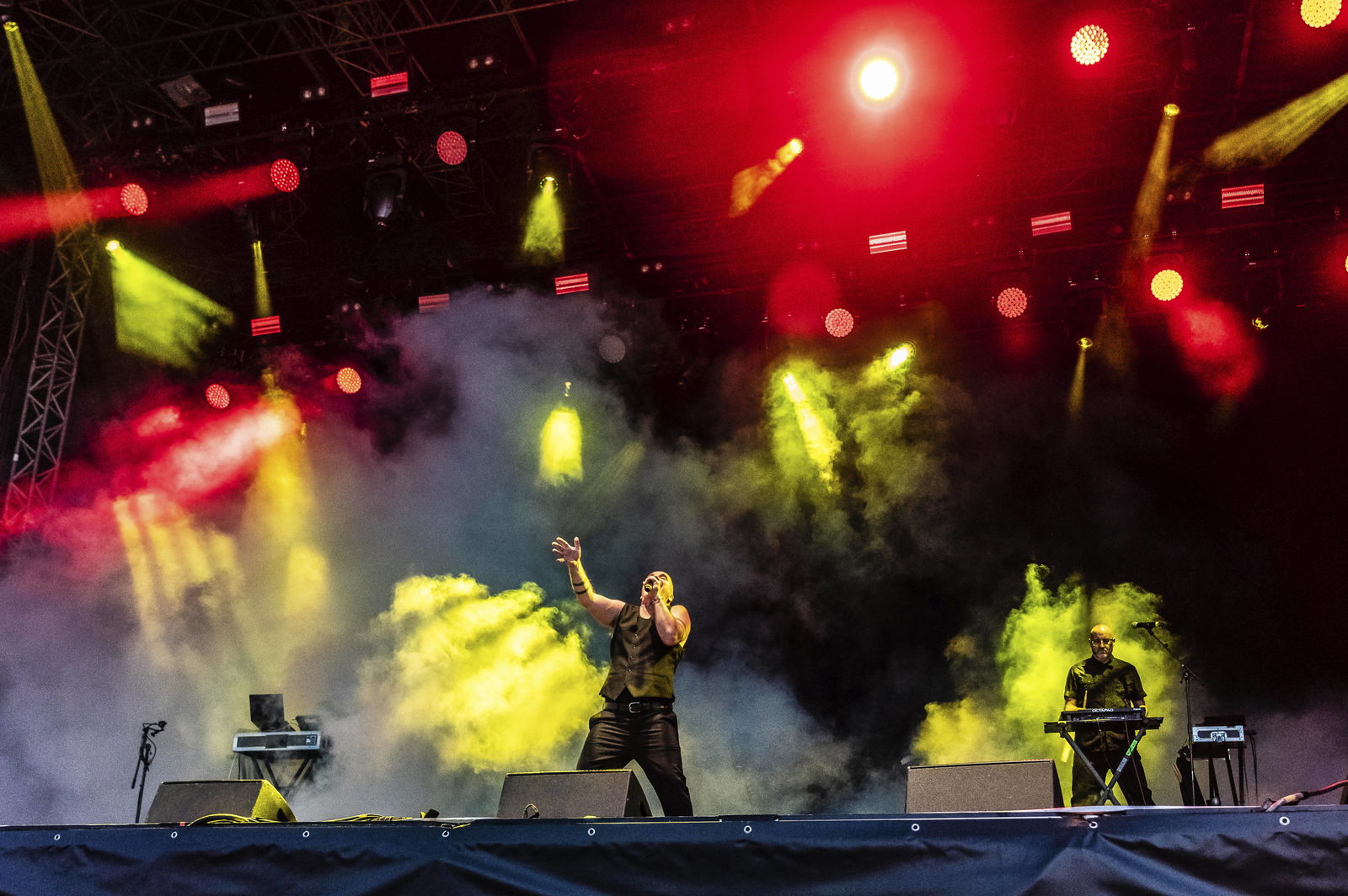 Nitzer Ebb live auf dem M era Luna Festival 2022