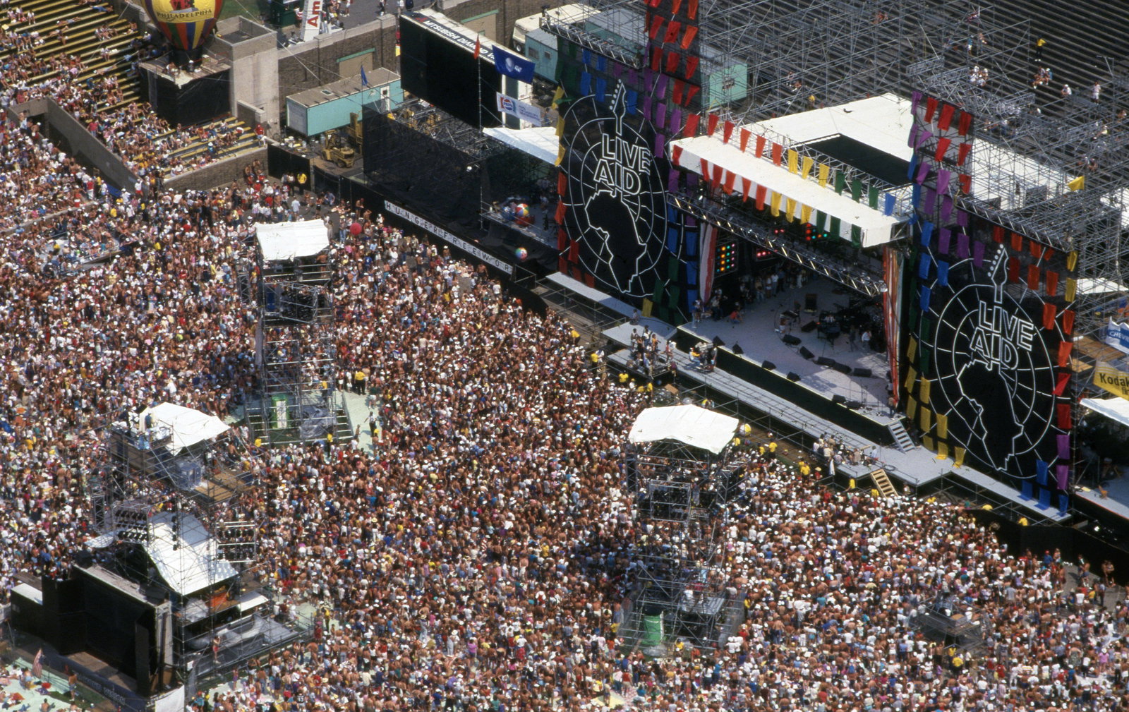 Live Aid am 13. Juli 1985 in Philadelphia, PA, USA