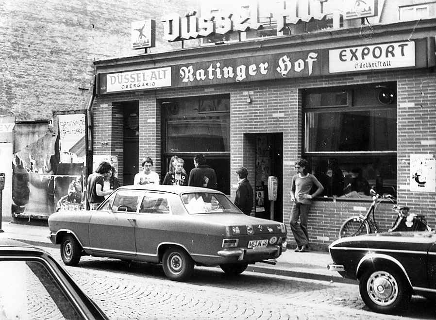 Der Ratinger Hof auf der Ratinger Straße in Düsseldorf 1978