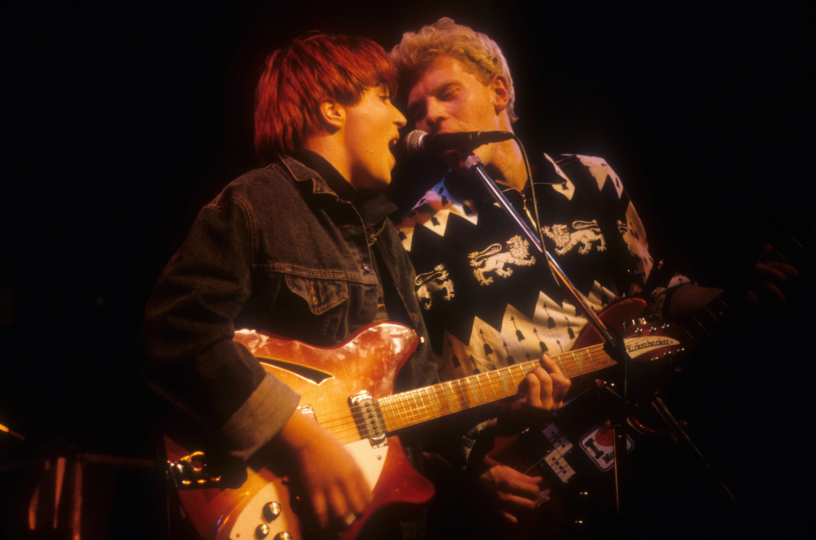 Katharina Franck und Michael Beckmann von den Rainbirds (1989)