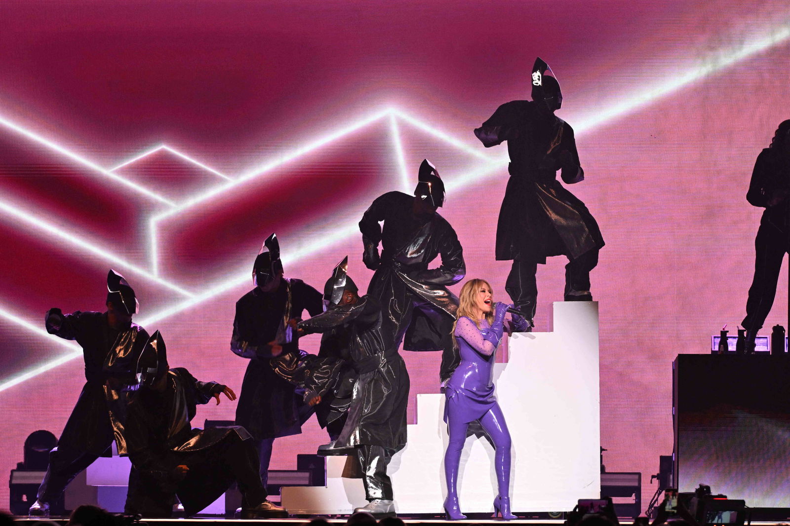 Kylie Minogue im Juni 2025 in der Accor Arena in Paris