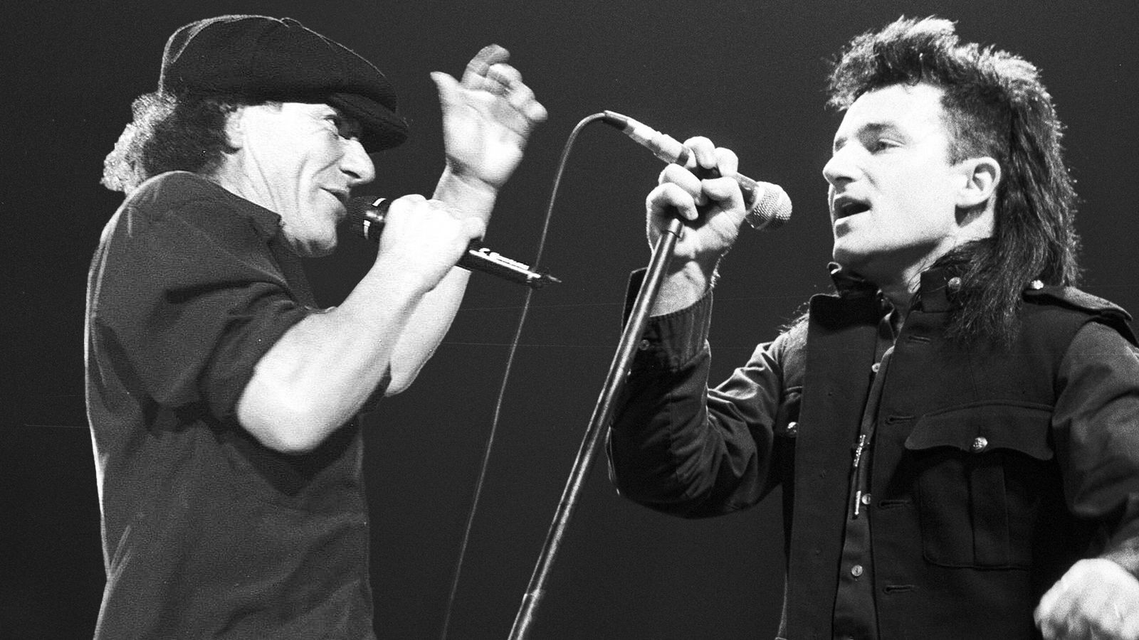 Brian Johnson (AC/DC) & Bono (U2)