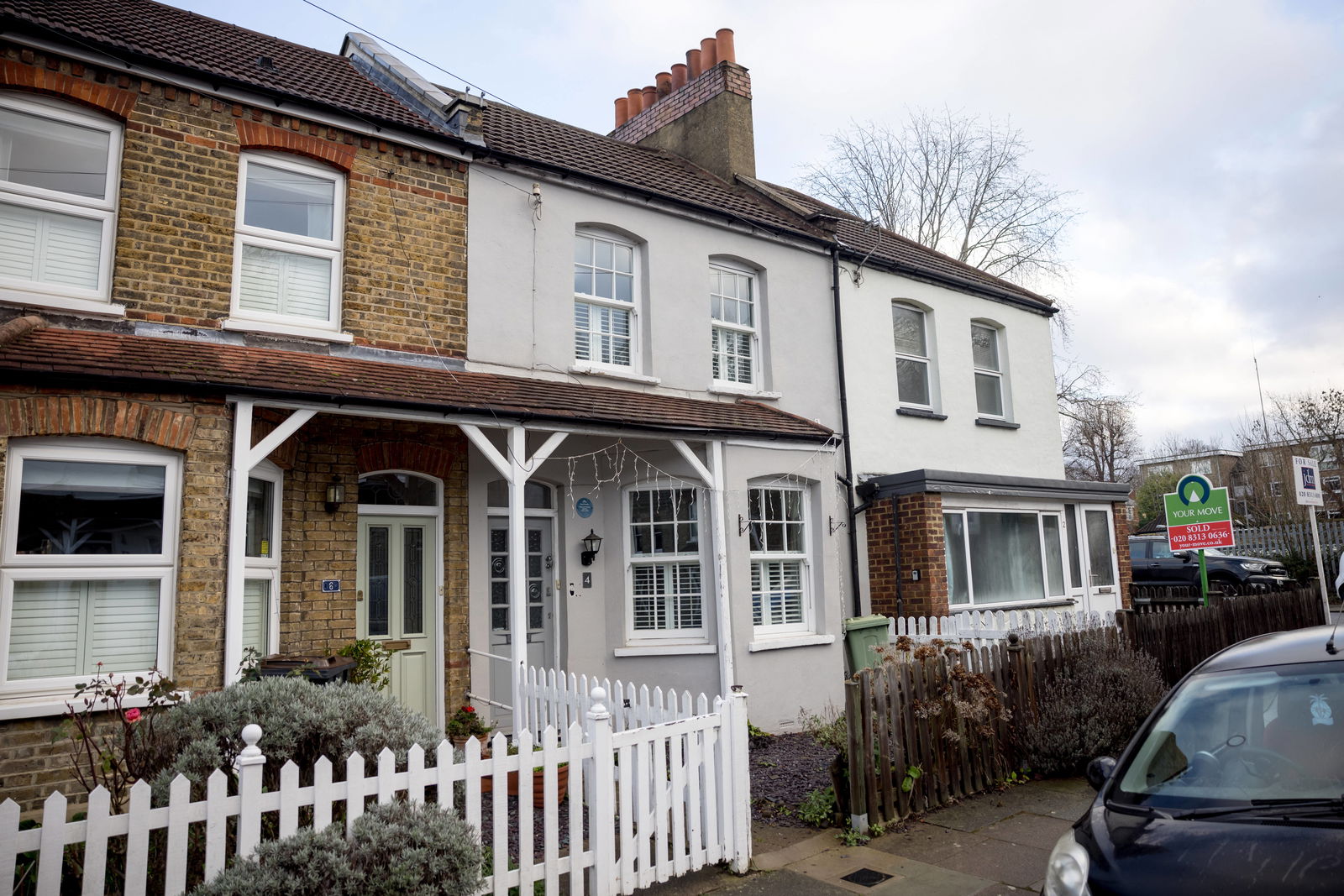 David Bowies Elternhaus im Südosten Londons