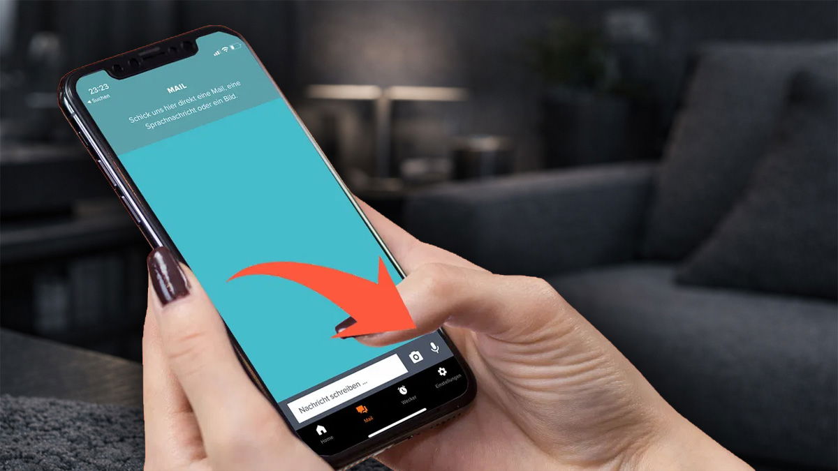 Sprachnachricht in der 80s80s App