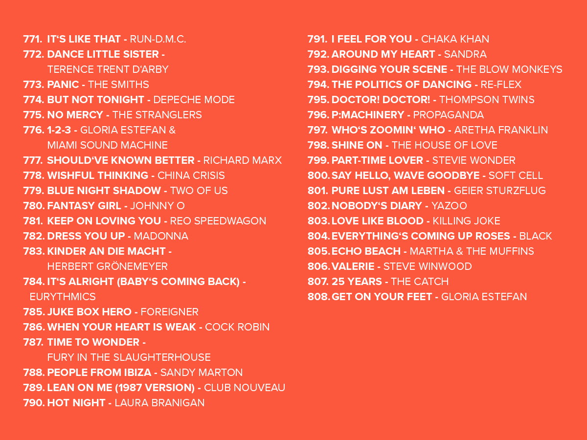 XXL Ostercountdown 2026: 771 - 808