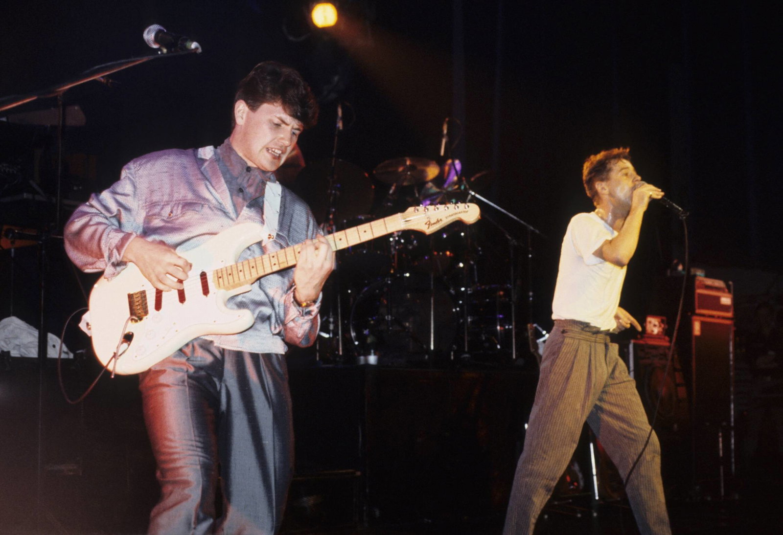 Charlie Burchill & Jim Kerr von den Simple Minds (1984)