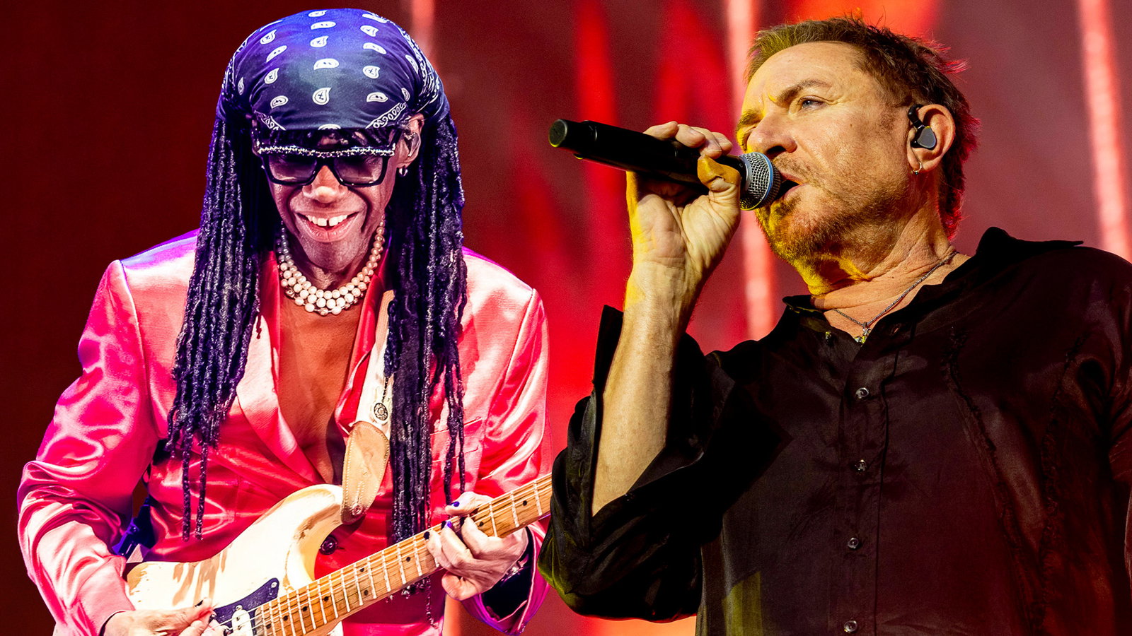 Nile Rodgers & Simon Le Bon von Duran Duran