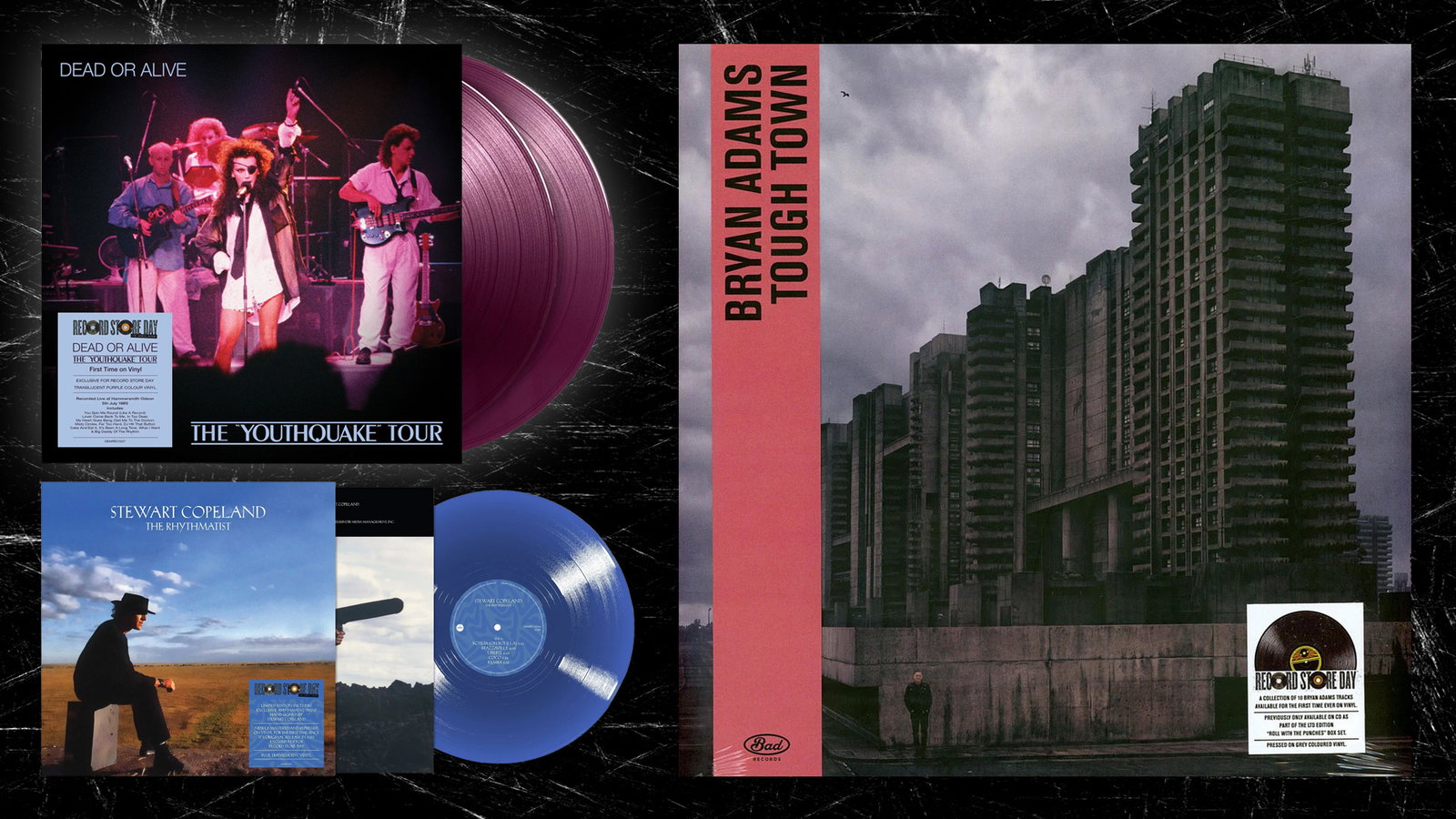 Bryan Adams, Dead Or Alive & Stewart Copeland Vinyls zum Records Store Day 2026