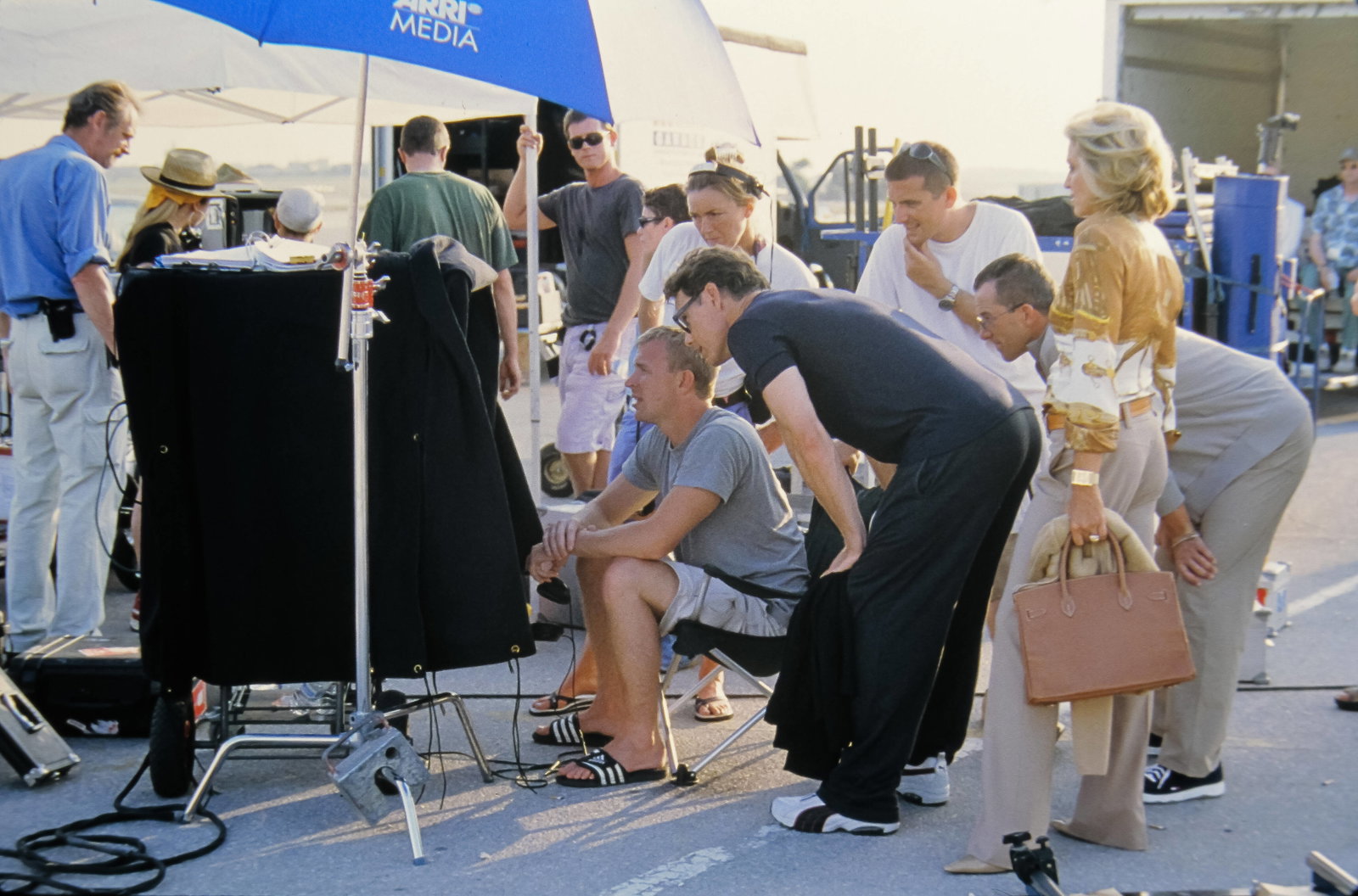 Madonna und Guy Ritchie bei den Dreharbeiten zu "Swept Away" (2002)