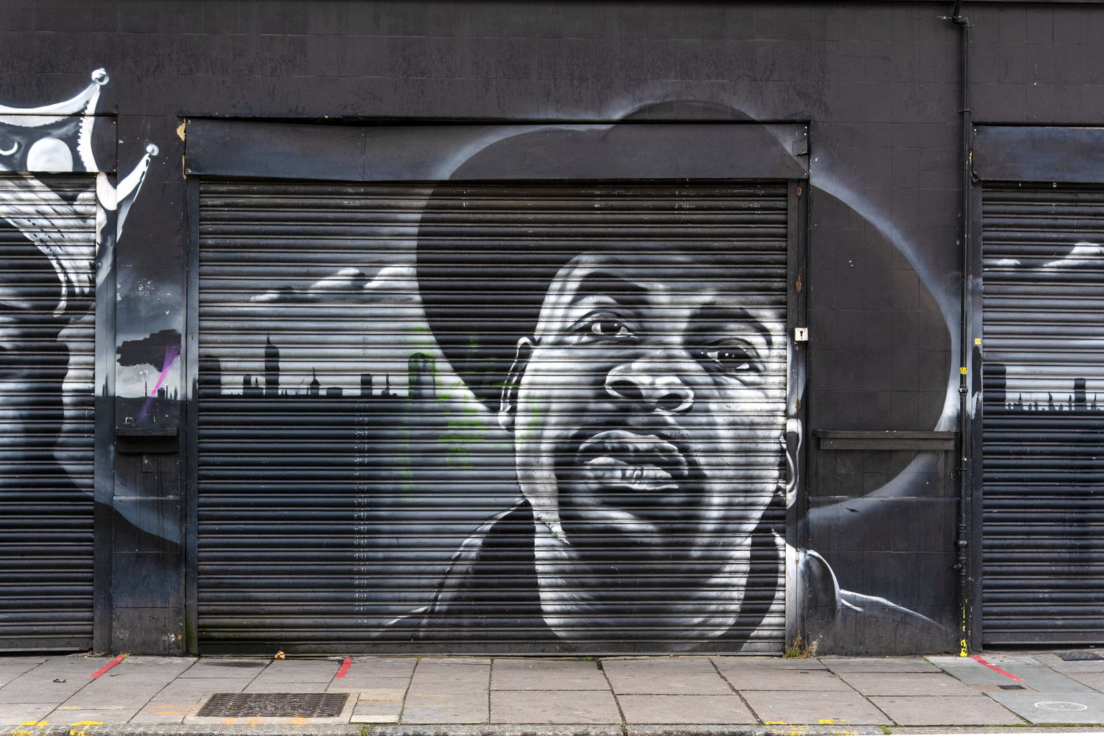 London, Vereinigtes Königreich: Eine Hommage an den amerikanischen Musiker und DJ der Hip-Hop-Gruppe Run-D.M.C. im Chip Shop BXTN
