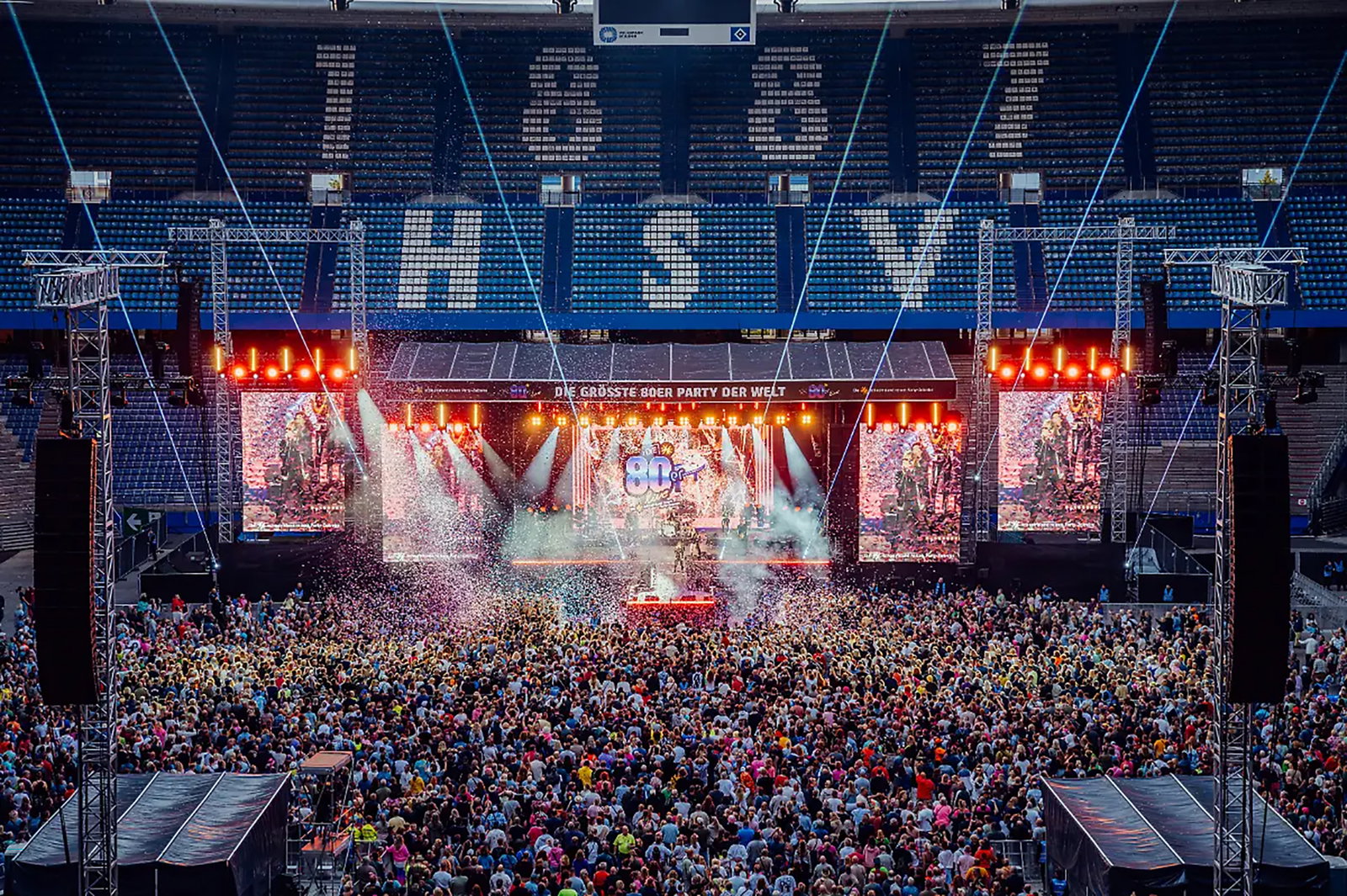 "Die 80er Live" am 18. Juli 2026 im Volksparkstadion in Hamburg 