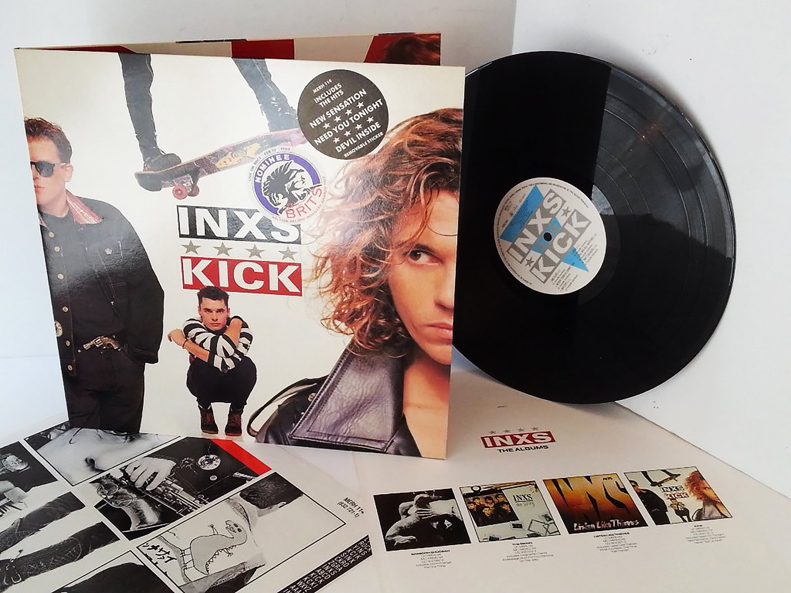 INXS "Kick" (Albumartwork)