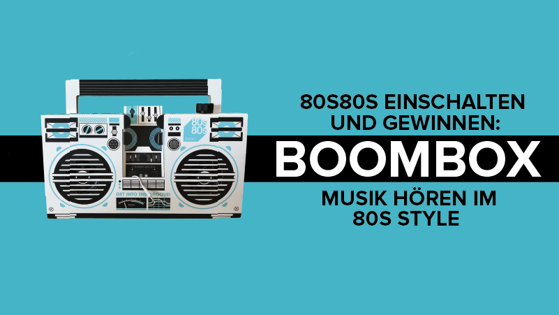 Gewinne die ultimative 80s80s Boombox
