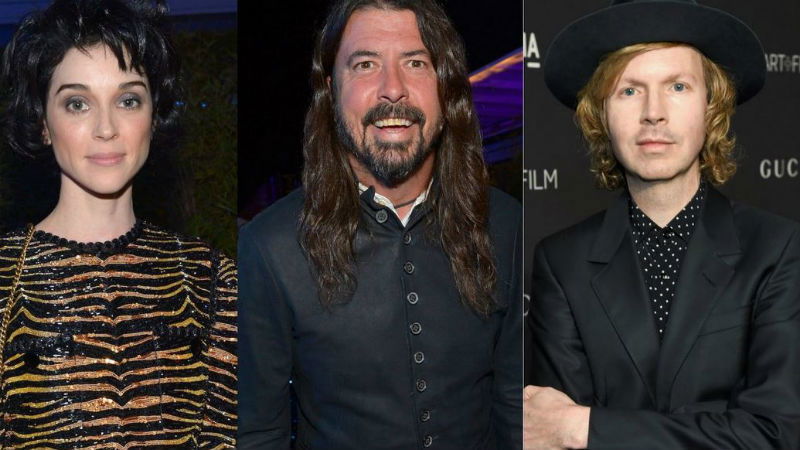 Dave Grohl Beck und St. Vincent 