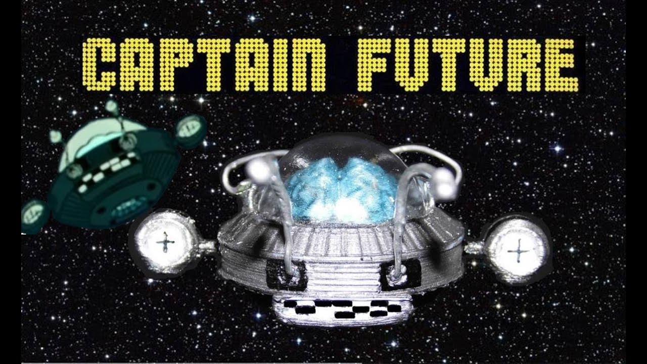 Captain Future - Professor Simon Wright - sculpted, 3d printed and painted