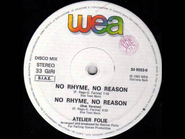 Atelier Folie - No Rhyme, No Reason (Extended Dance Mix HQ Audio) 1983