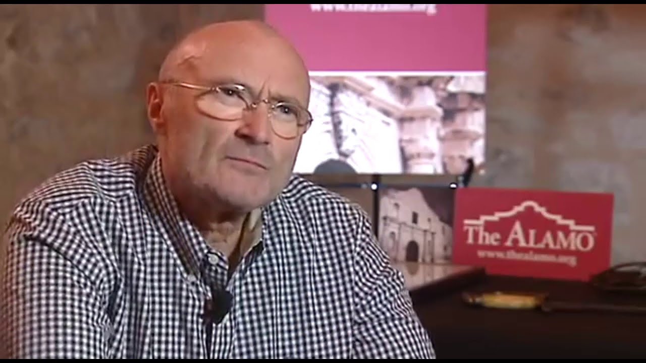 Phil Collins talks about his Alamo artifact collection in a 2014 interview with KSAT.