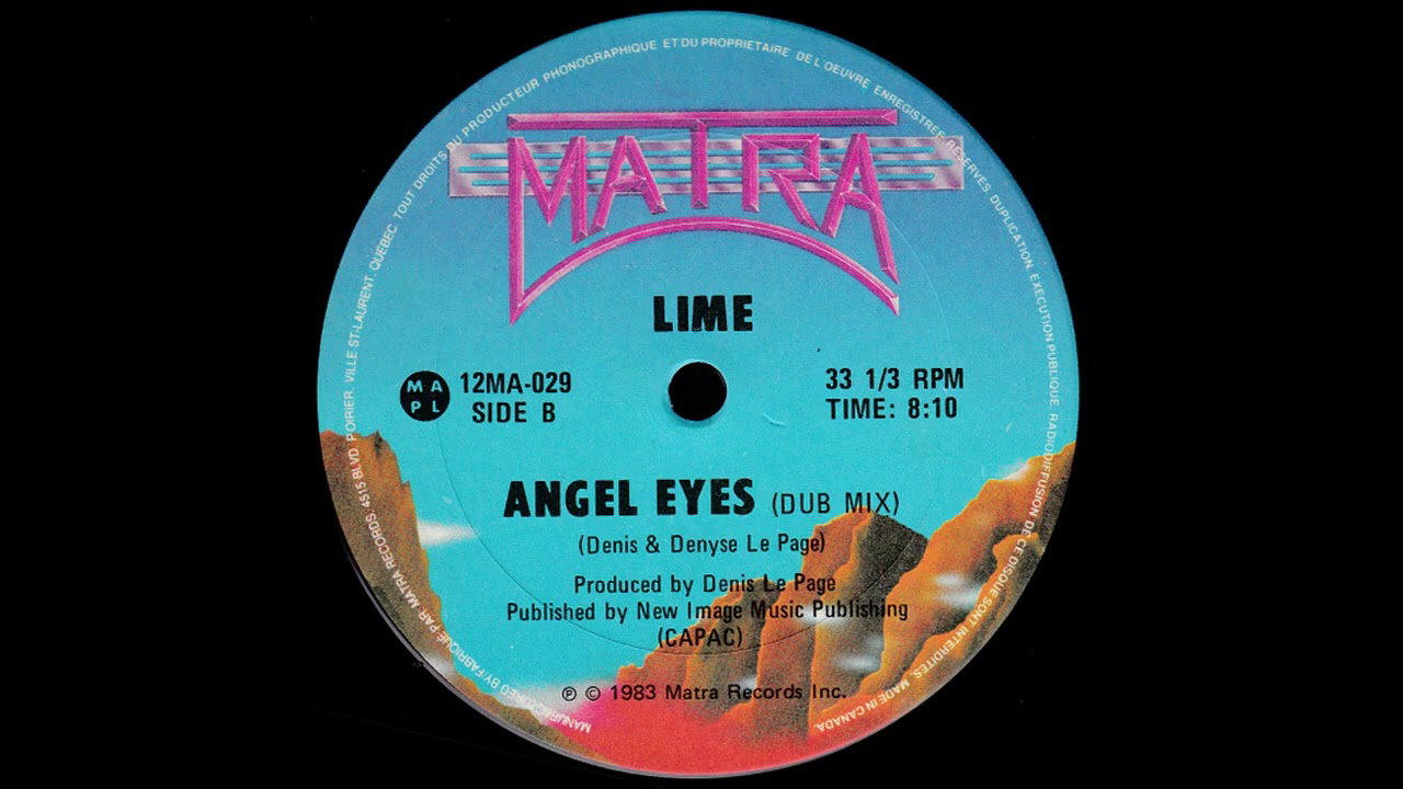 Lime - Angel Eyes (Dub Mix) 1983