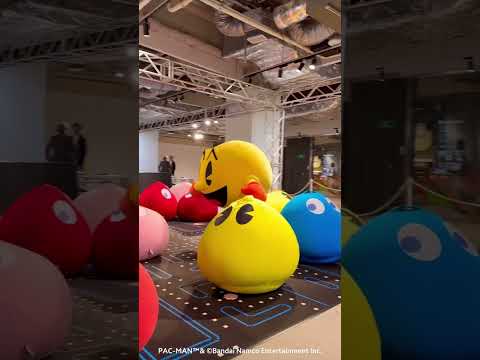 Celebrating Pac-Man's 45th anniversary at Tokyo Plaza Harajuku! | YouTube Shorts