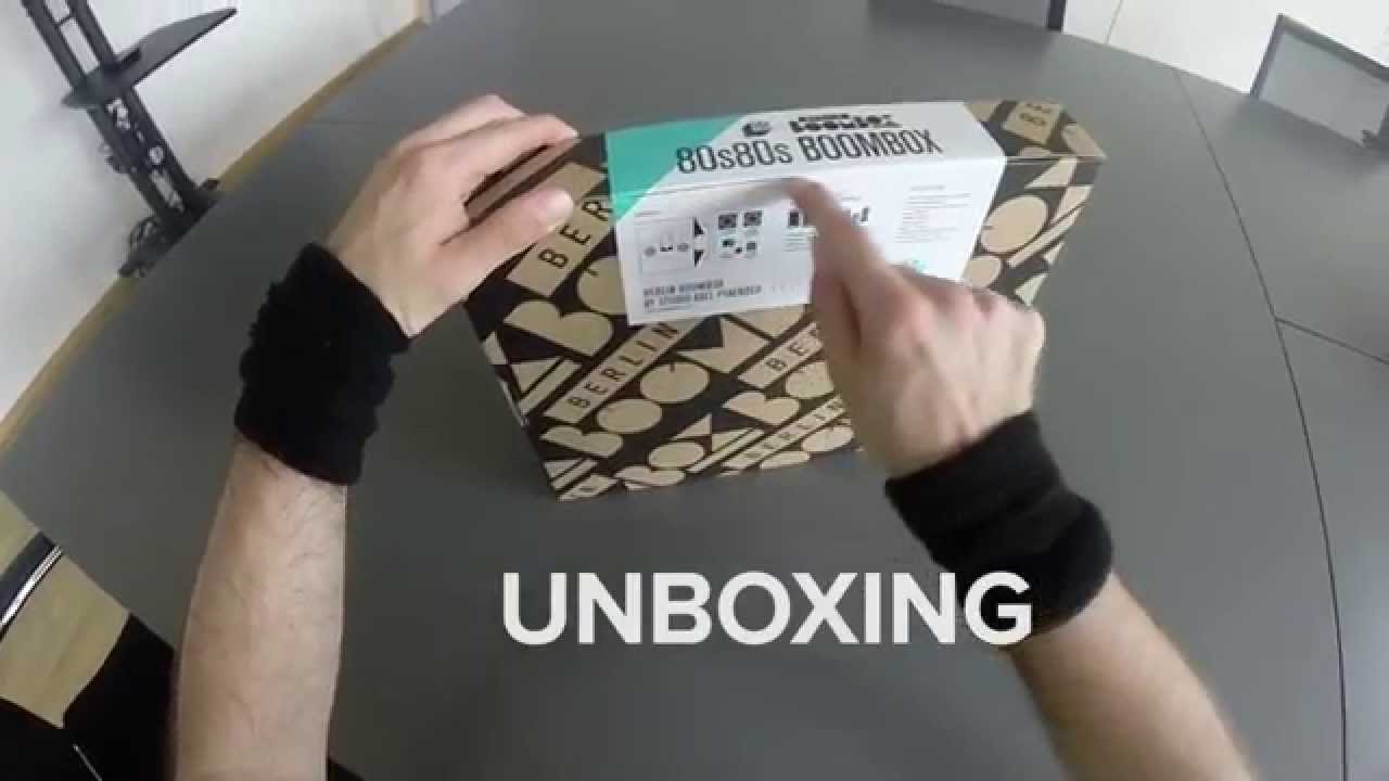 Die 80s80s Radio Boombox Anleitung.