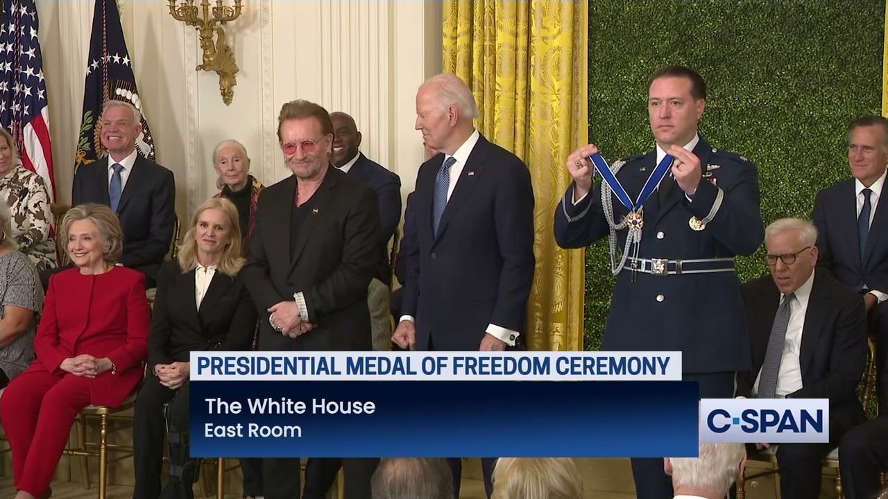 Bono Receives Presidential Medal of Freedom