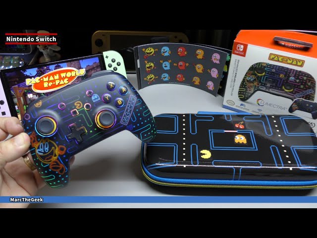 Nintendo Switch Pac-Man Themed Controller and Case (PowerA)