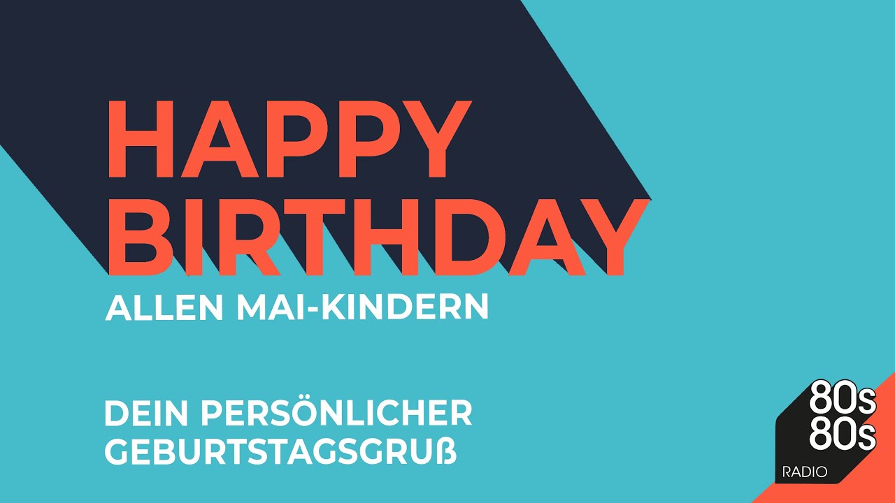 Peter Illmann wünscht Happy Birthday im Mai!