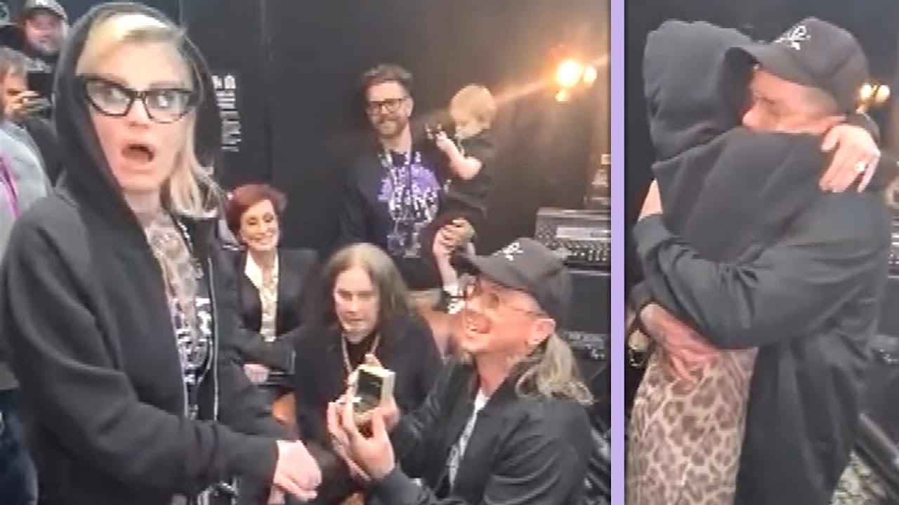 Kelly Osbourne Gets Engaged Backstage at Dad Ozzy's Final Concert