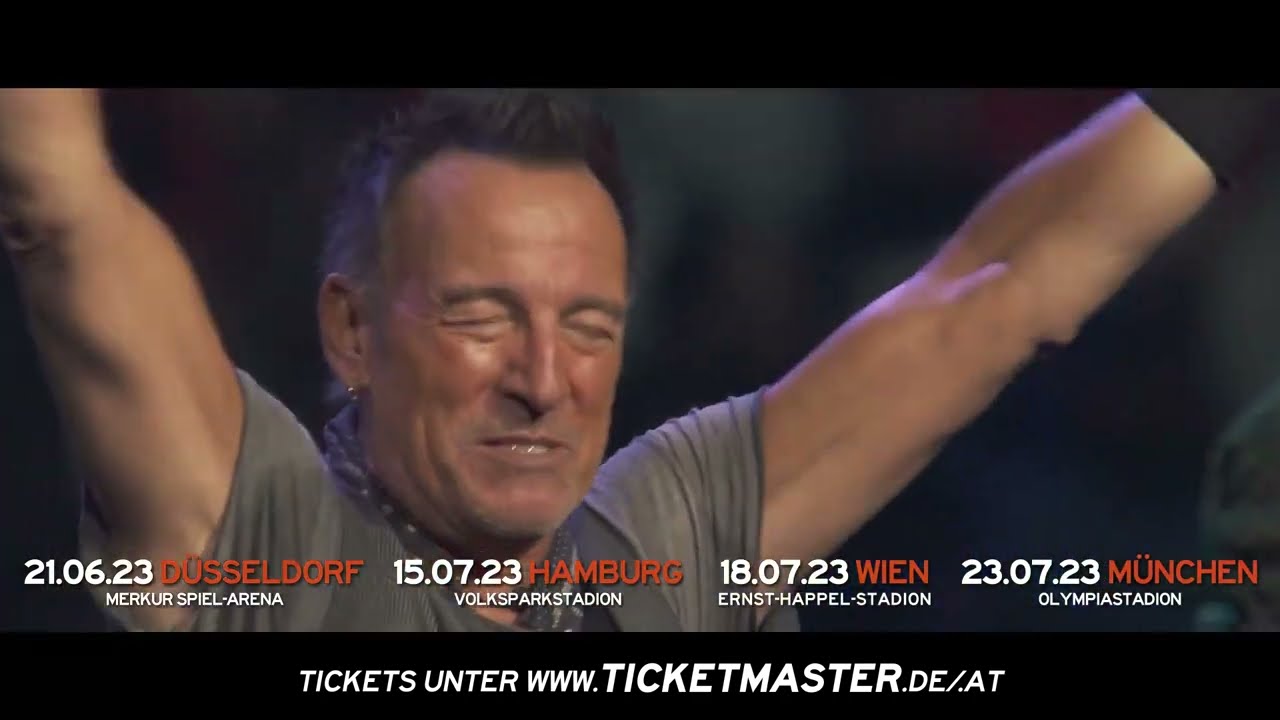 Bruce Springsteen & The E Street Band - Tour 2023 | Live Nation GSA