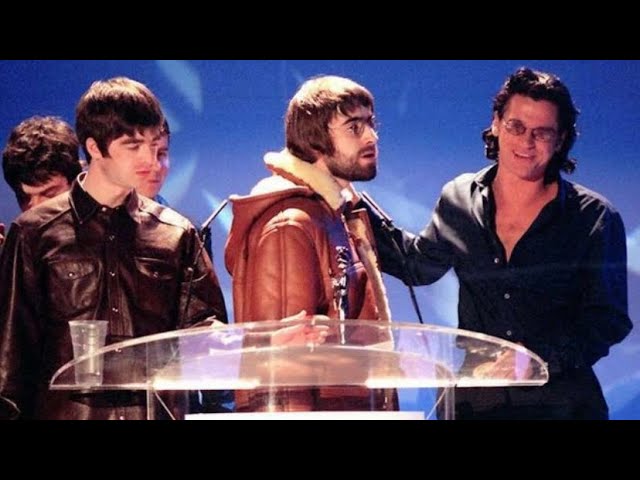Michael Hutchence vs Noel Gallagher- 1996 Brit Awards- “Has Beens and Gonna Bes’”