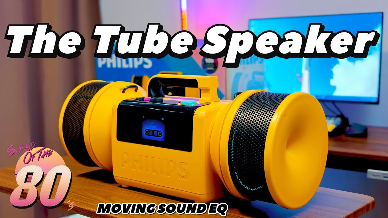 Phillips The Tube Speaker - Soundtest "A SPECIAL 80S LOOK & SOUND!
