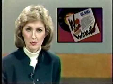 Michael Jackson 1985 We Are The World - Song Played Around The World