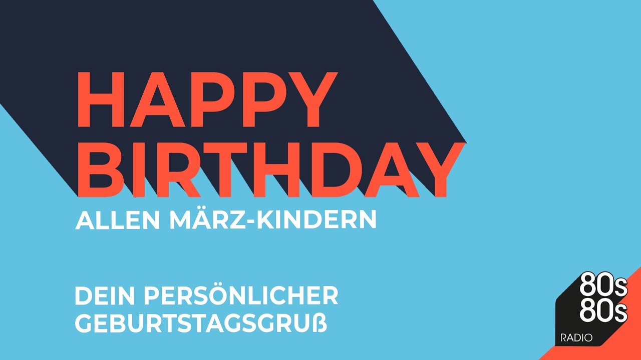 Peter Illmann wünscht Happy Birthday im März!