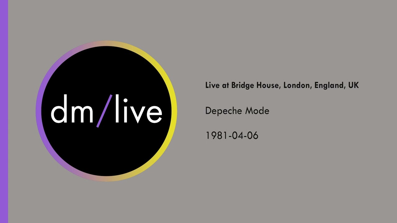 Depeche Mode live at the Bridge House, London 1981-04-06 - with rarely performed cover of Mamma Mia