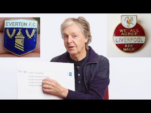 Is Sir Paul McCartney an Everton or Liverpool fan?