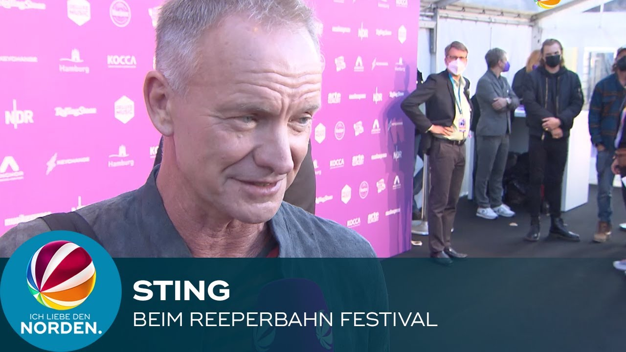 Sting eröffnet Reeperbahn Festival 2021 in Hamburg