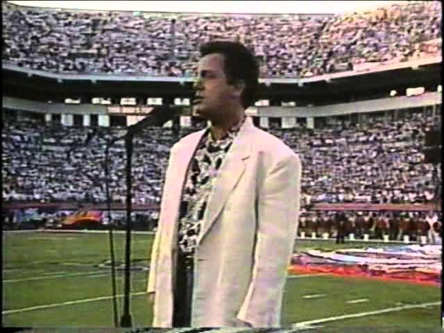 Superbowl 23 - Anthem - Billy Joel - (flyover)