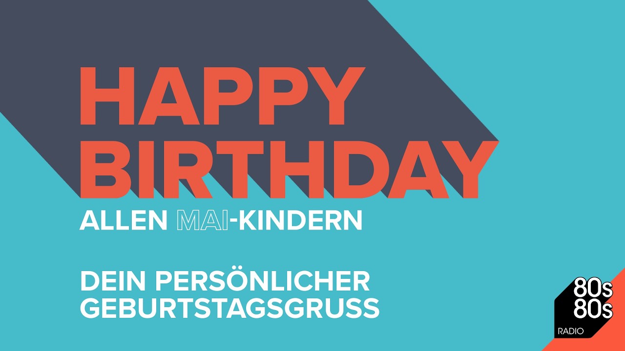 Peter Illmann wünscht Happy Birthday im Mai!